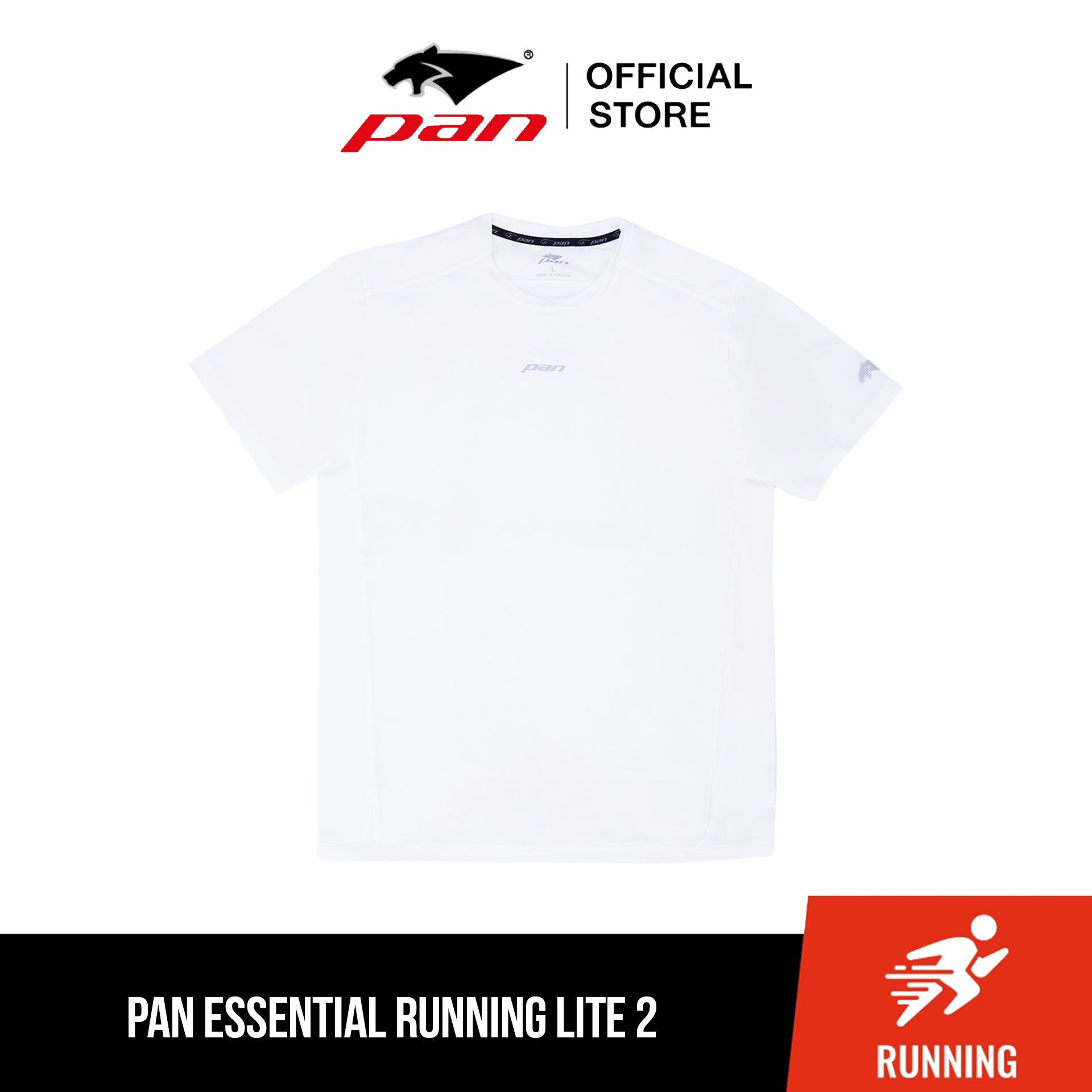 PAN ESSENTIAL RUNNING LITE 2 เสื้อวิ่ง Performance พื้นฐาน เบา ใส่สบาย ระบายอากาศดี | APA16V6
