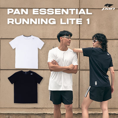 PAN ESSENTIAL RUNNING LITE 1 เสื้อวิ่ง ที่เน้นเรื่อง “การระบายอากาศ” Unisex Fit | APA16V4
