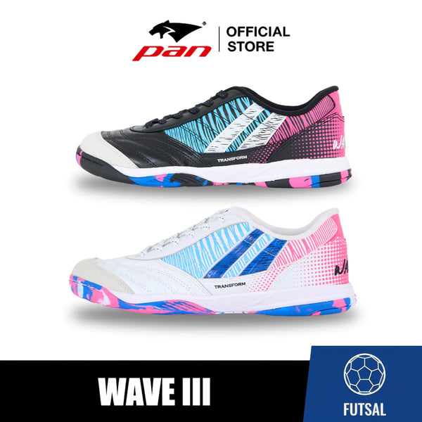 PAN WAVE III FLEX - รองเท้าฟุตซอล หนังวัวแท้พรีเมียม ควบคุมดี รองรับแรงกระแทก | APF14WC